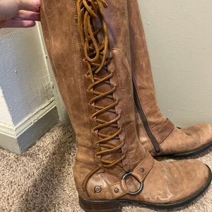 LAST CHANCE Born Lace Up Leather Boots, Sz. 6.5